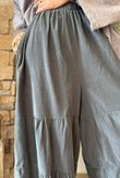 Basso Baby Cord Tiered Cuff Pant Storm